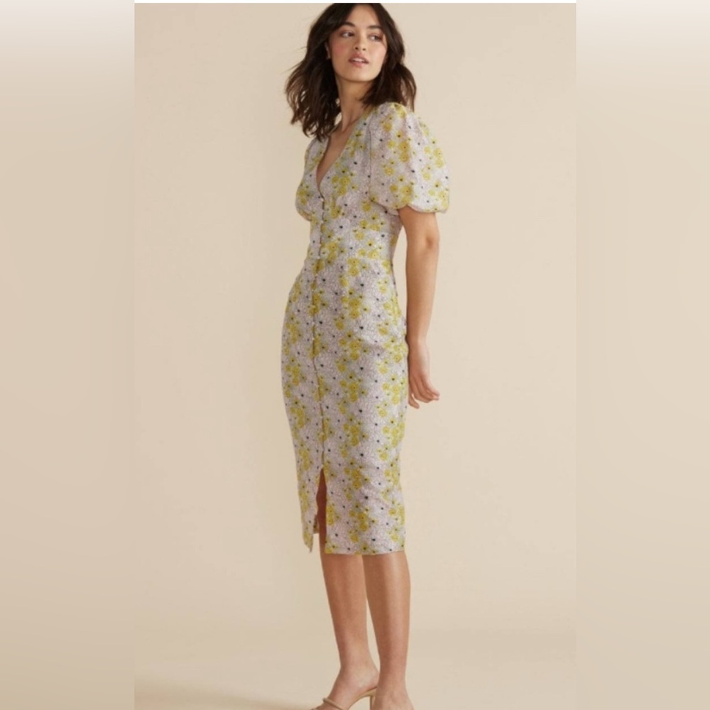 HOST PICK Urban Outfitters x MinkPink, Mitta linen floral dress - Picture 1 of 6
